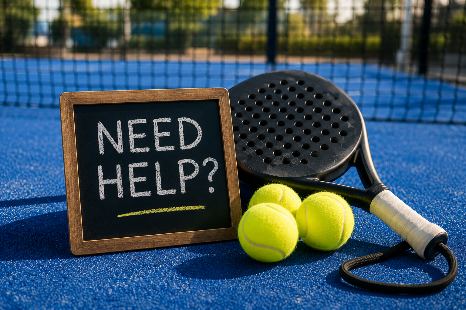 Get help playing padel on the Costa Tropical
