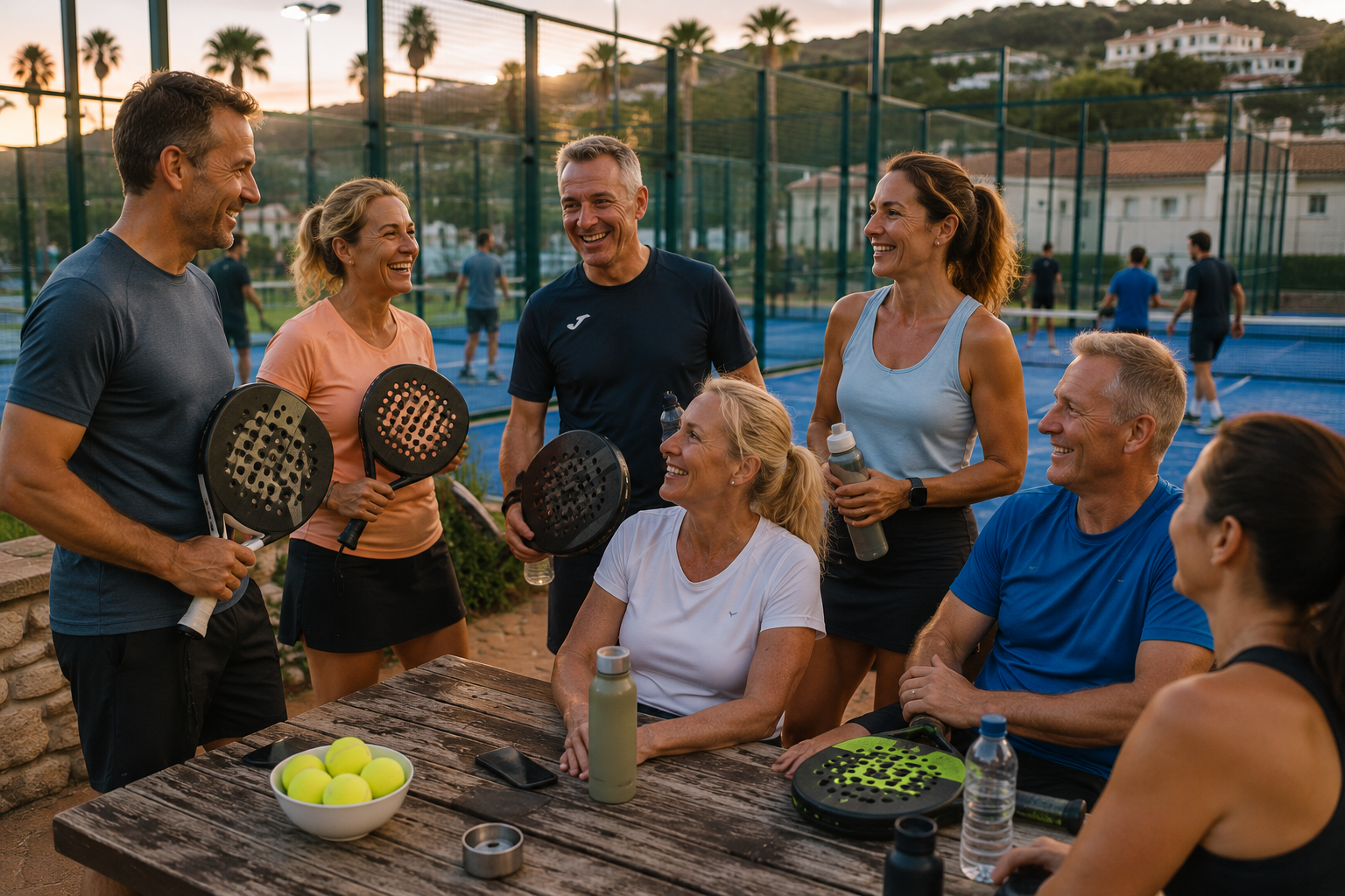 Social padel in La Herradura and Almuñécar
